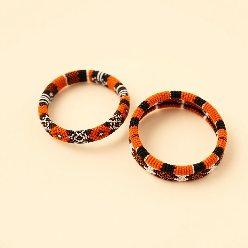 Bracelets perlés (×2)